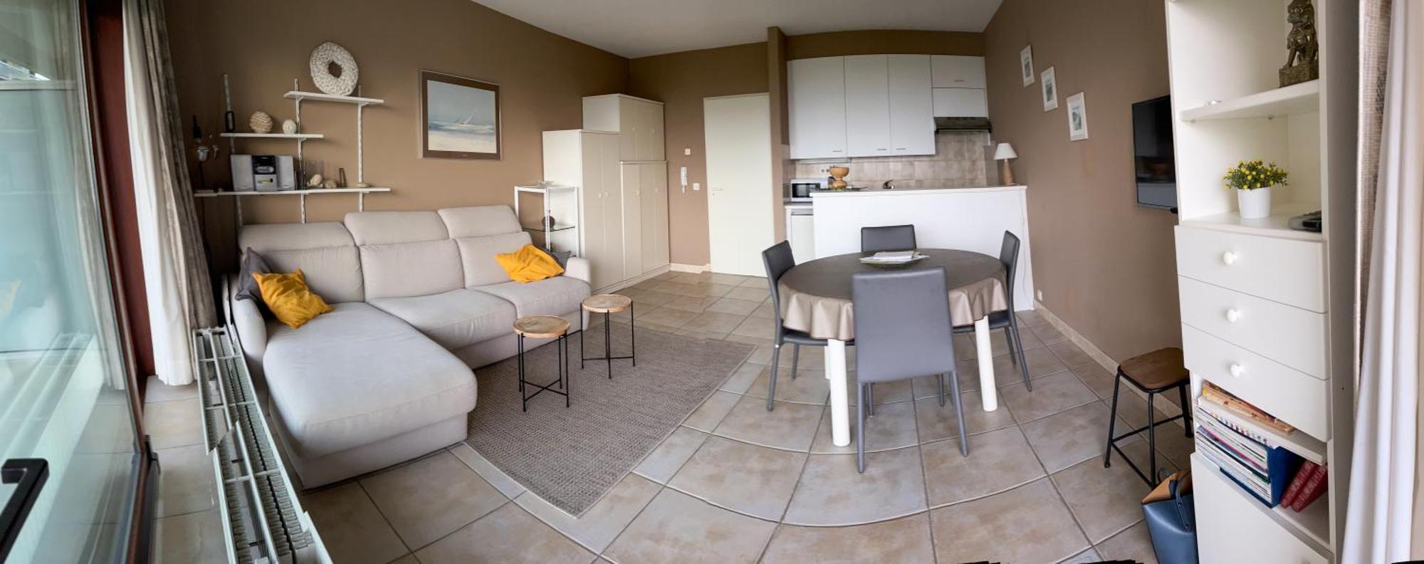 Superbe Studio Avec Une Magnifique Vue Sur La Mer. De Panne Luaran gambar